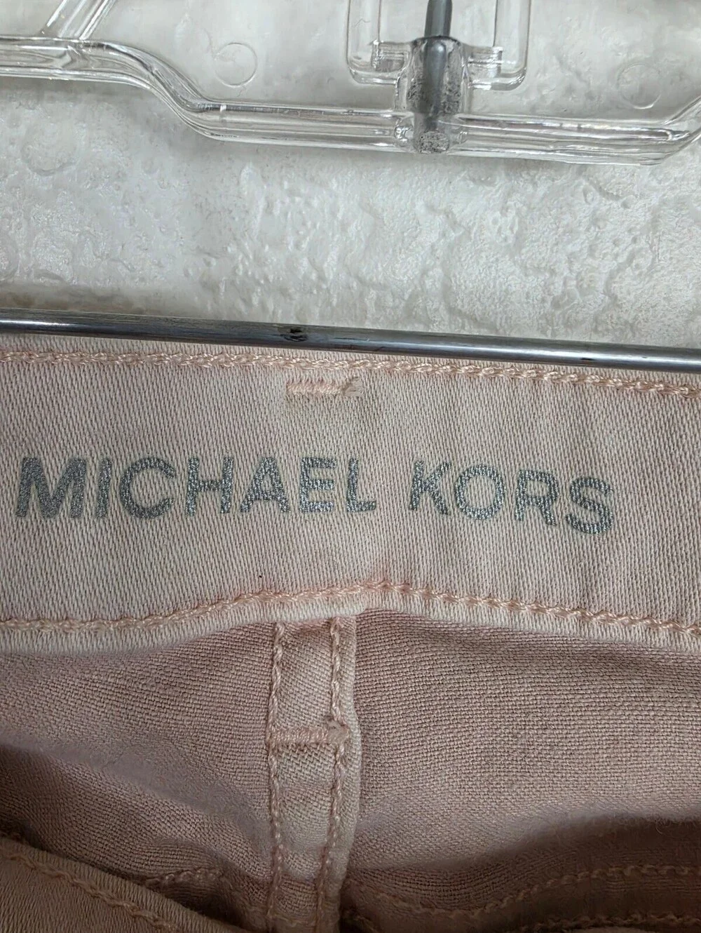 Michael Kors Izzy Skinny Jeans in Light Pink Size 10